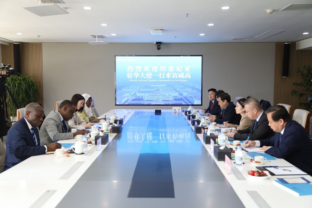 On March 28, Mbelwa, #Tanzanian ambassador to China, visited #WEGO Medical.