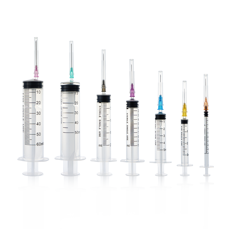 Sterile Hypodermic Syringes with Needle for Single Use
