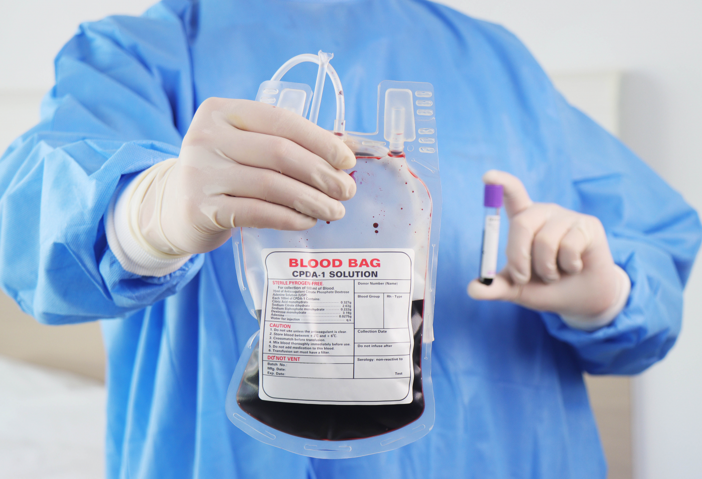 blood donation bag